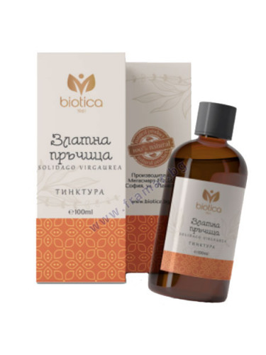 ЗЛАТНА ПРЪЧИЦА тинктура 100 мл БИОТИКА
