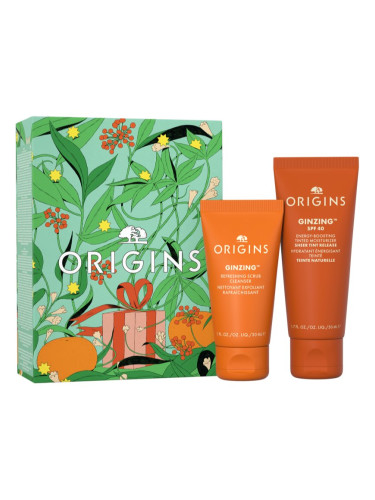 Origins Holiday GinZing Protect & Glow подаръчен комплект за суха кожа