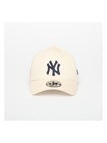 Шапка New Era New York Yankees 9FORTY Side Patch Light Cream Universal