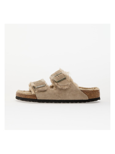 Сникърси Birkenstock Arizona Shearling Suede Leather/ Fur Taupe EUR 36
