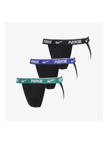 Боксерки Nike DRI-FIT Everyday Cotton Stretch Jock Strap 3-Pack Black L