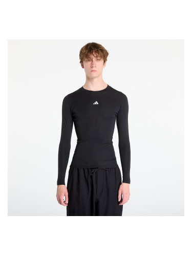 Тениска adidas TECHFIT Compression Training Long Sleeve Long-Sleeve Top Black/ A Charcoal S