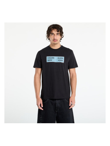 Тениска Calvin Klein Jeans SS CK NY Box Graphic Tee Black L