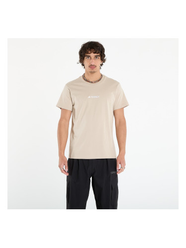Тениска adidas Terrex Signature AOP Graphic T-Shirt UNISEX Wonder Beige L