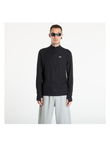 Тениска Nike Trail Men's Dri-FIT 1/2-Zip Mid Layer Top Black/ Summit White L