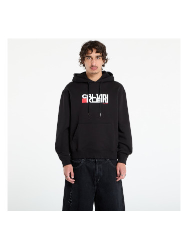 Суитшърт Calvin Klein Jeans LS Terry Sweatshirt Black L