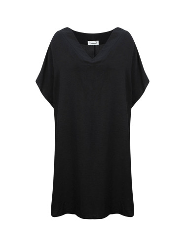 Pri Smooth, loose and comfortable basic mini tunic dress