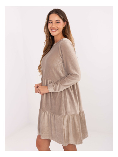 Dress-D10040Z30289-dark beige