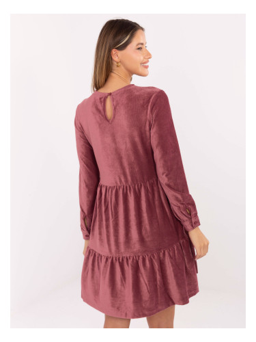 Dress-D10040Z30289-dark pink