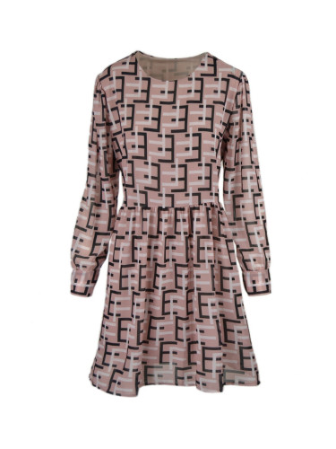Pri Subtle dress with a geometric pattern