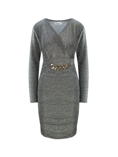 Pri Pencil dress with a glittery sheen