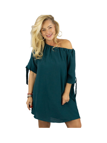 Pri HISPANKA tunic uncovered shoulders mini dress MARIOLA
