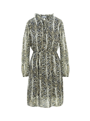 Sexy airy animal print dress