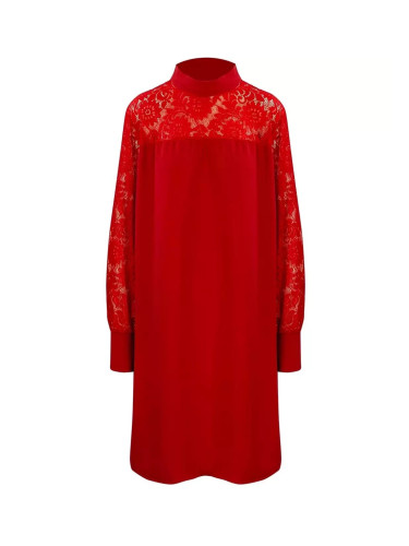 Pri Women's Decorative Lace Midi Dress