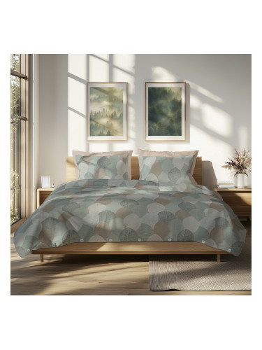 Спален Комплект ФОРЕСТ, 100% Памук Ранфорс, 3 части