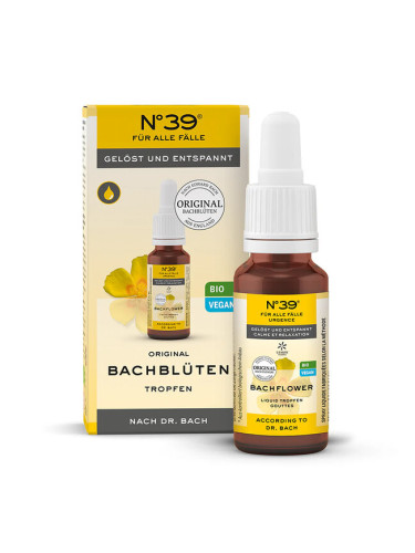 Капки на д-р Бах N°39 - Спешни случаи (стрес и безпокойство), 20 ml