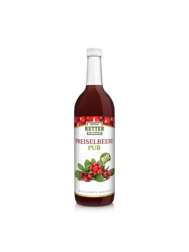 Сок от червени боровинки, БИО 750 ml | Obsthof Retter