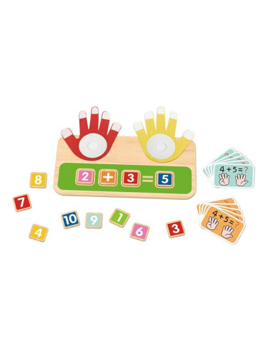 Образователна играчка за смятане с пръсти Tooky Toy