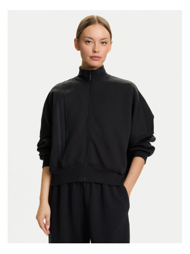 adidas Суитшърт Off Placed 3-Stripes JX2705 Черен Regular Fit