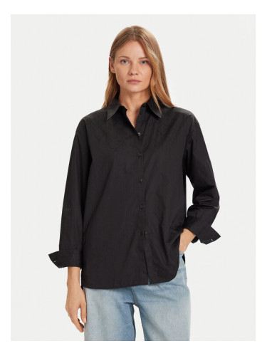 Calvin Klein Jeans Риза LV044D167G Черен Relaxed Fit