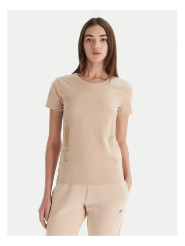 EA7 Emporio Armani Тишърт 7W000521 AF12503 U1046 Бежов Regular Fit