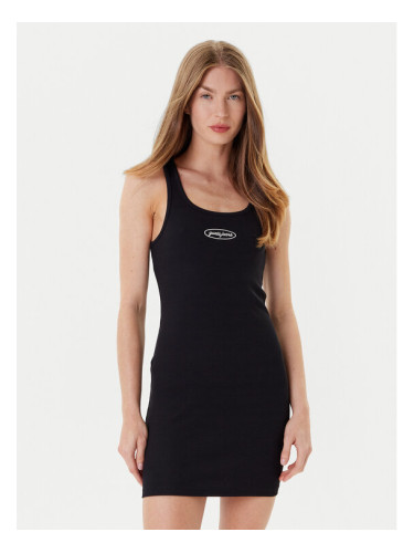 Guess Jeans Плетена рокля W5YK0I KA0H1 Черен Regular Fit