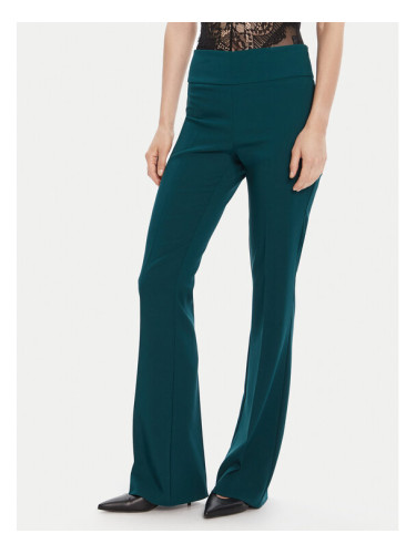 Rinascimento Текстилни панталони CFC0125318003 Зелен Flare Fit