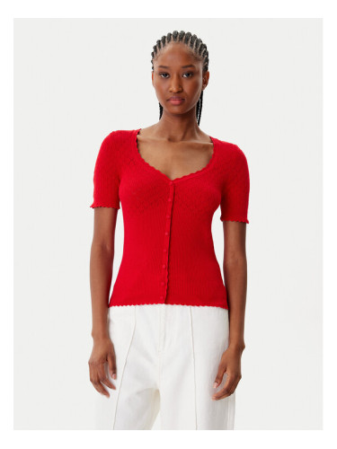 Morgan Блуза 252-MSNAKE Червен Slim Fit