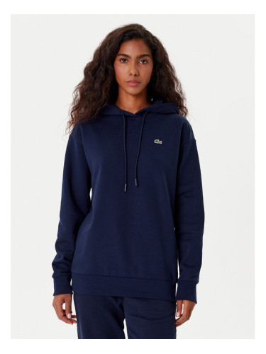 Lacoste Суитшърт SF7612 Тъмносин Oversize