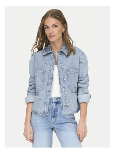 ONLY дънкова риза Cassie 15349520 Син Oversize