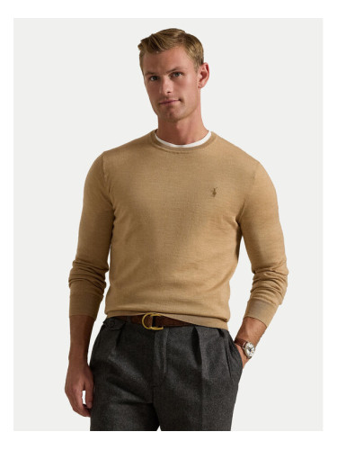 Polo Ralph Lauren Пуловер 710946143009 Бежов Slim Fit