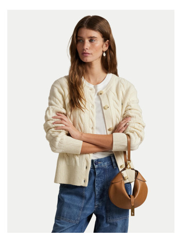 Polo Ralph Lauren Кардиган 211972104002 Бял Slim Fit