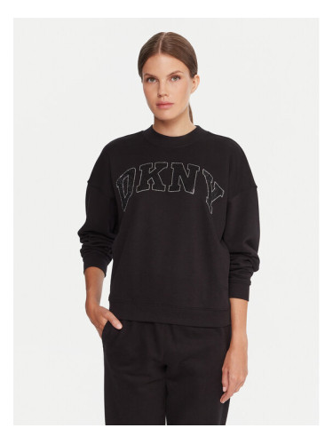 DKNY Sport Суитшърт DP5T1462 Черен Regular Fit