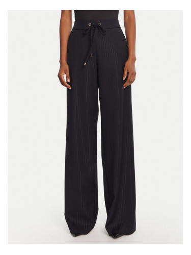 Lola Casademunt by Maite Текстилни панталони MF2514001 Тъмносин Wide Leg