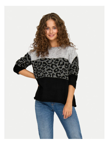 ONLY Пуловер Jade 15294969 Сив Regular Fit