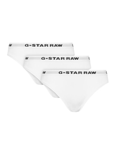G-Star Raw Комплект 3 чифта класически бикини D23775-D516 Бял