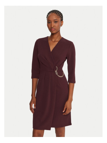 Rinascimento Коктейлна рокля CFC0020071002 Бордо Regular Fit