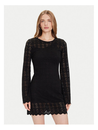 Guess Плетена рокля W5BK35 K1180 Черен Slim Fit