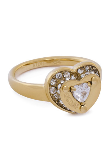 Guess Пръстен JUBR05 552JW Златист