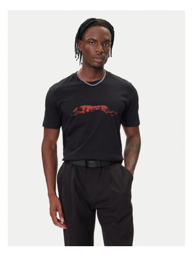 HUGO Тишърт Didug 50548557 Черен Regular Fit