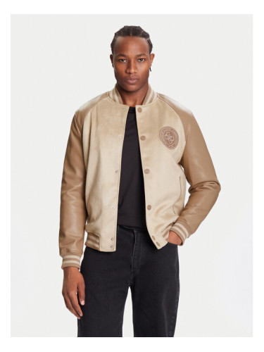 Guess Яке бомбър M5BL2B K1062 Бежов Regular Fit