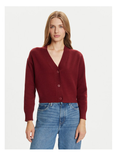 Vero Moda Кардиган Gold Art 10332210 Бордо Regular Fit