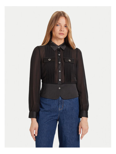 Morgan Риза 232-CLOCLO Черен Regular Fit