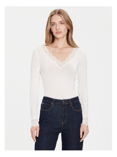 Vero Moda Блуза Skye 10339843 Бял Slim Fit