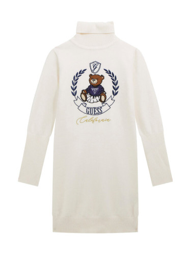 Guess Плетена рокля J5BK21 Z3GS0 Екрю Regular Fit