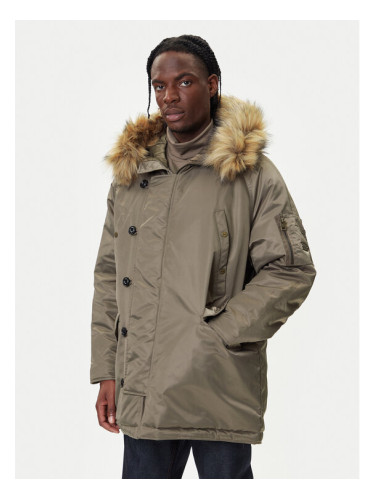 HUGO Парка Makaro2541 50546236 Бежов Regular Fit