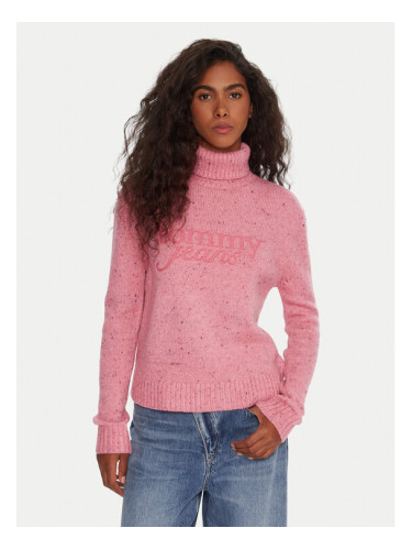 Tommy Jeans Поло DW0DW21687 Розов Relaxed Fit