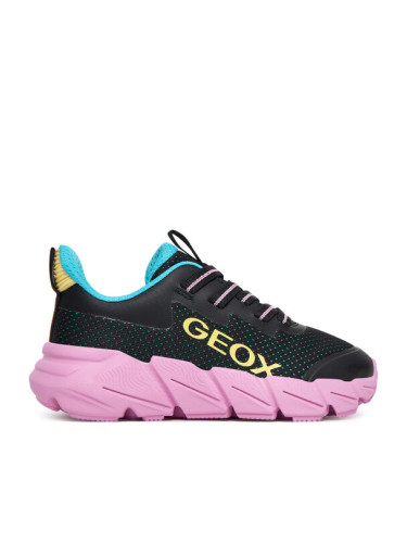 Geox Сникърси J Flexyper Fast J55N5A 0T99J C9240 S Черен