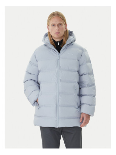 Calvin Klein Пухено яке LV04LD516G Сив Regular Fit