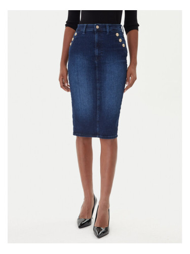 Guess Дънкова пола W5BD1T D0791 Син Regular Fit